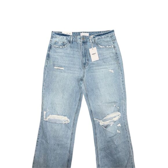 Vervet Leslie Jeans Size 14 32 Distressed 90s Style Vintage High Rise Denim New - Picture 12 of 14